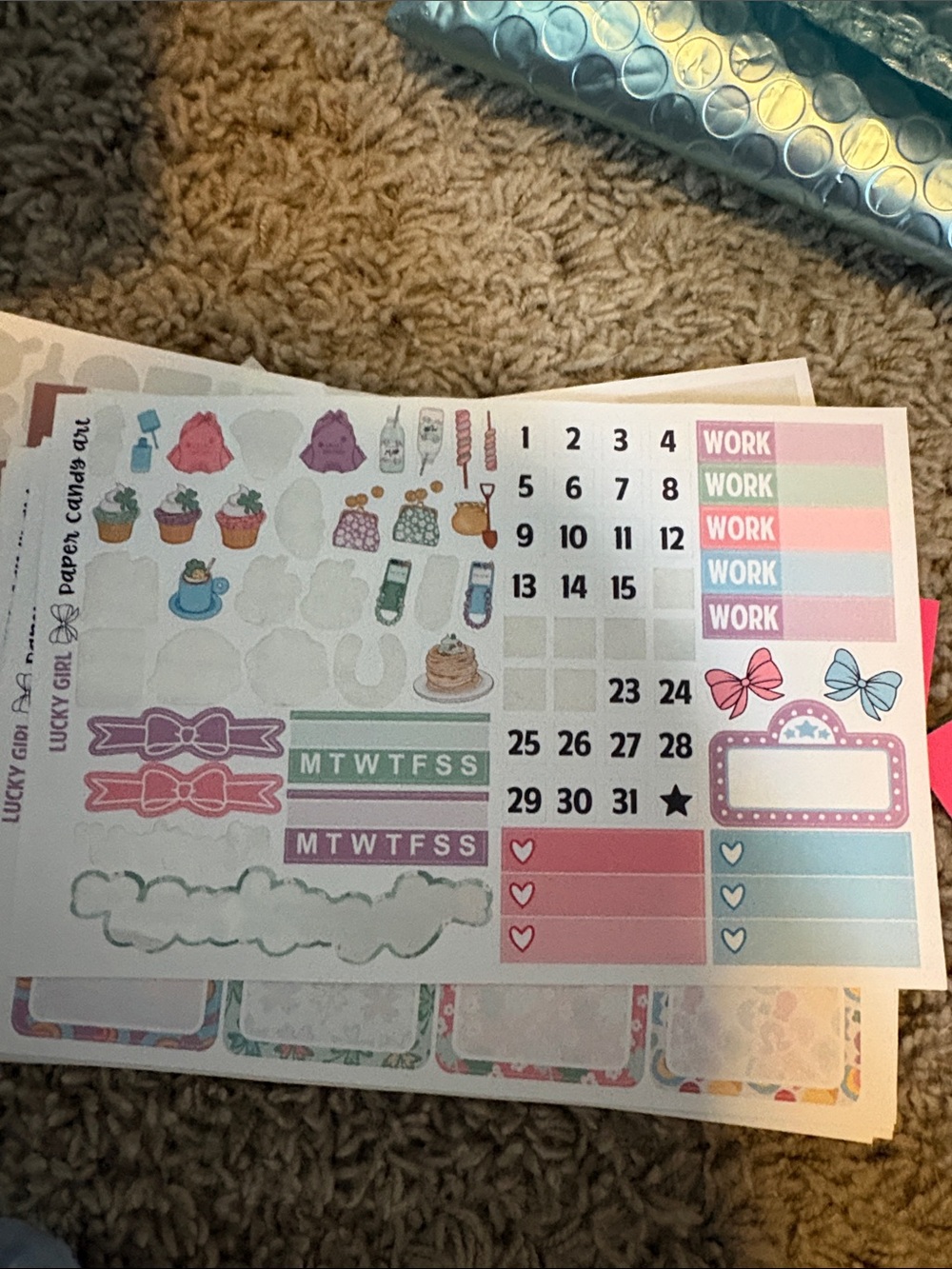 Assorted Planner Sticker Sheets - Multicolor - Picture 14 of 16